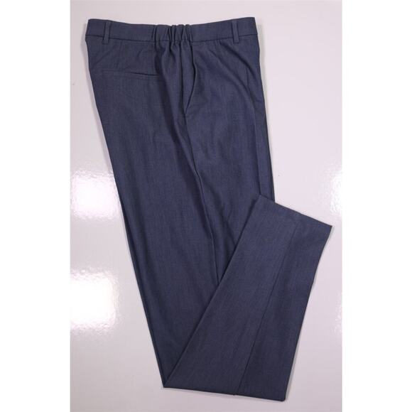 Tailored Athlete Muscle Fit Essential Trousers Chambray Blue Trousers 38x34 - Picture 5 of 11